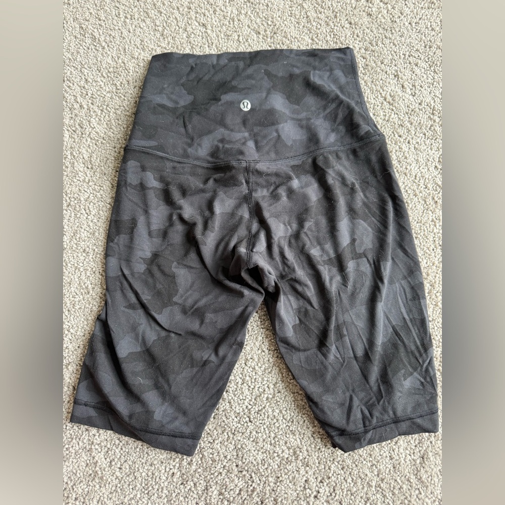 Lululemon Gray Camouflage Shorts